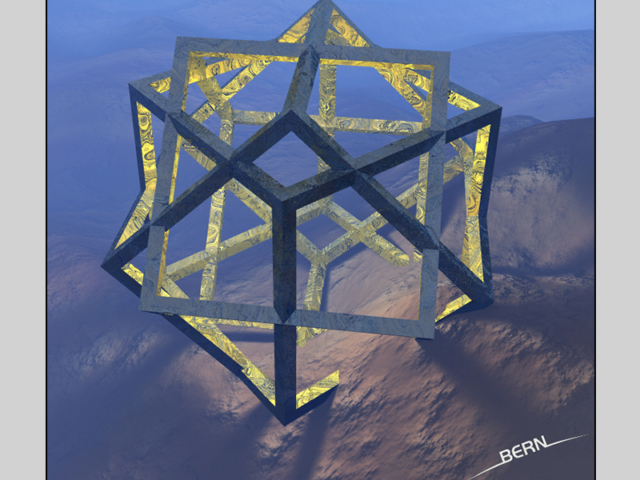 Imbrication logique de trois cubes